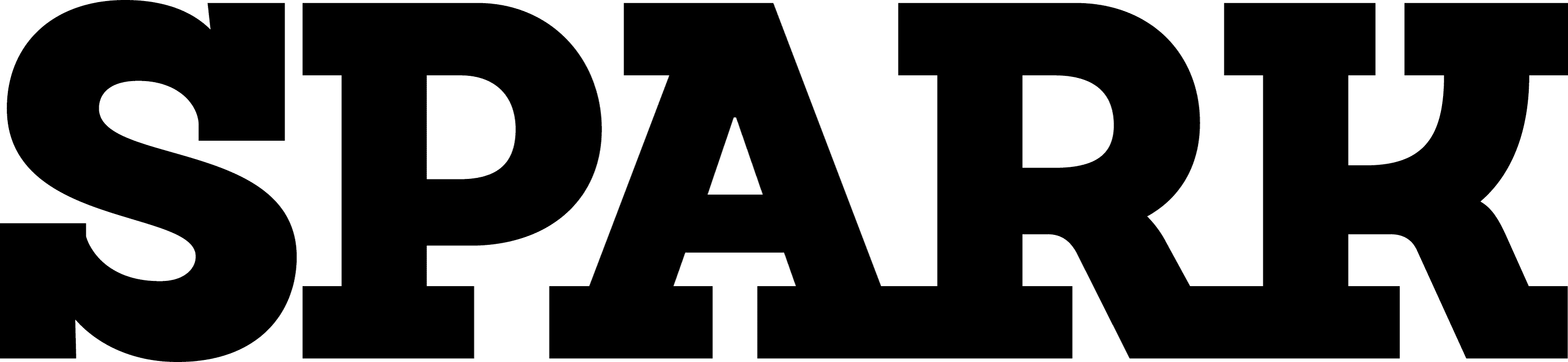 Logo for SPARK. The text is in black on a white background.