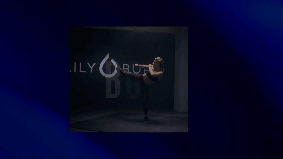 A promotional asset showing multiple people in different situations and performing different exercises. The Words "BOOST" and "YOUR BOTTOM LINE" come across the screen.